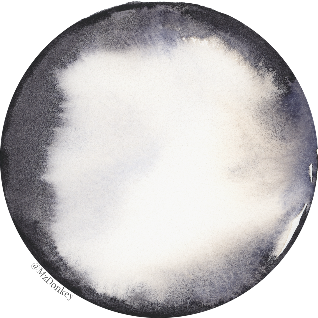 Abstract watercolor element painting