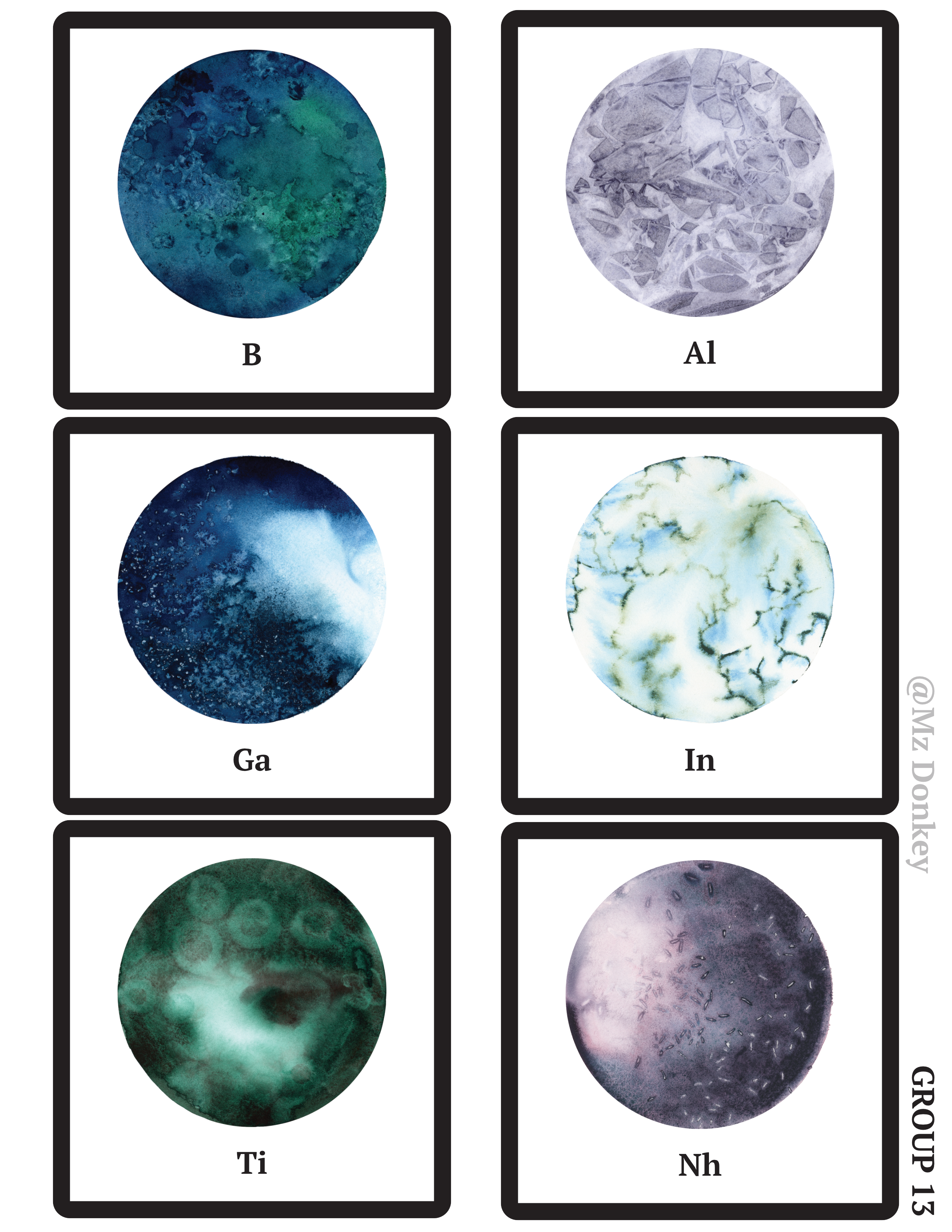 Sample flashcards from the toolkit