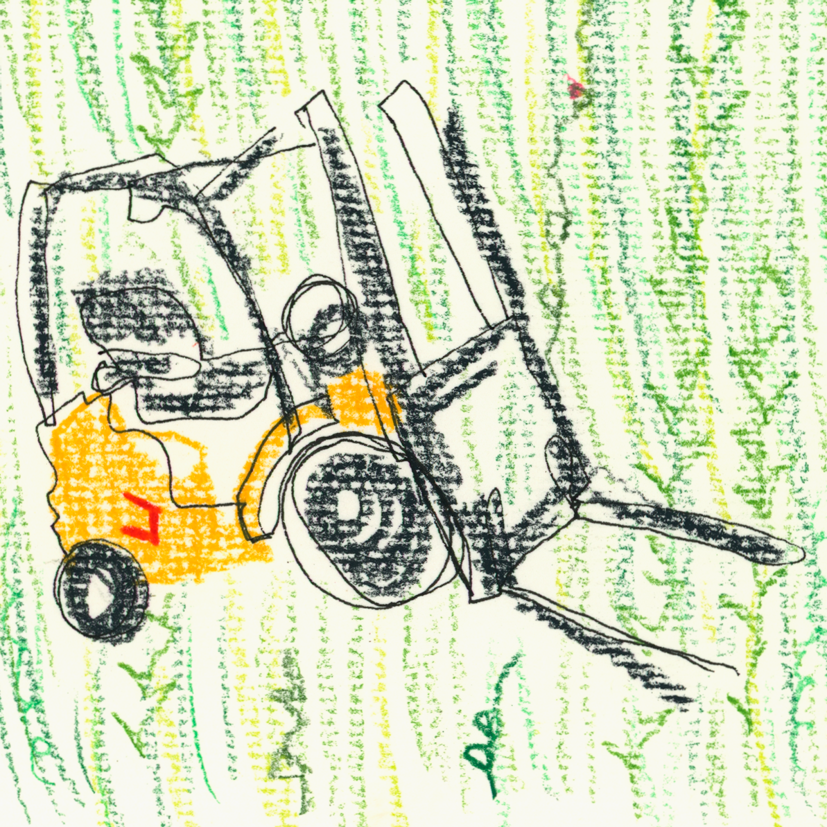 Forklift illustration
